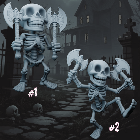 Skeleton Berserkers | Undead Miniatures | 3D Resin Print