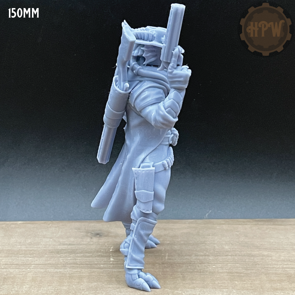Female Dragonfolk Gunslinger | Rogue Miniature | Velrock Art | Company of Dragons | DnD | Pathfinder | RPGs