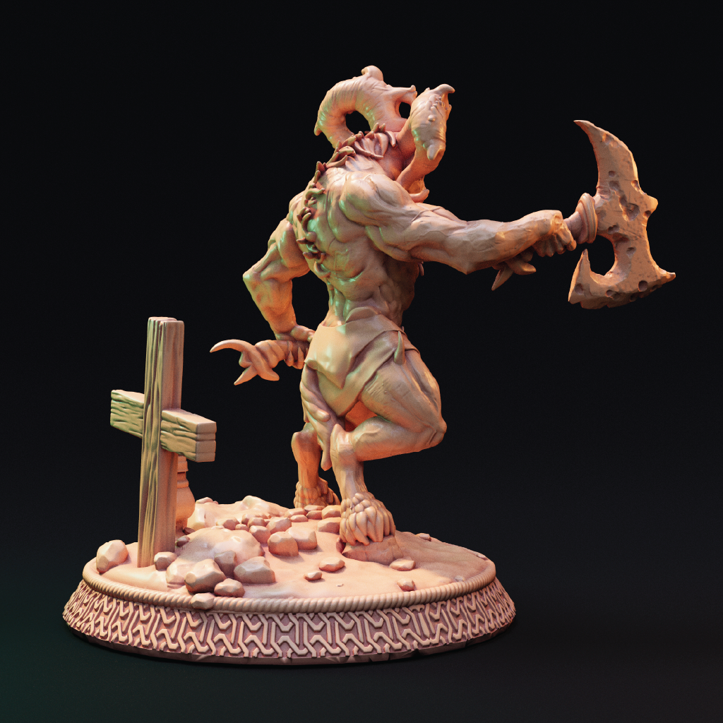 Grattabre Eater | Demon Miniature | 3D Resin Print