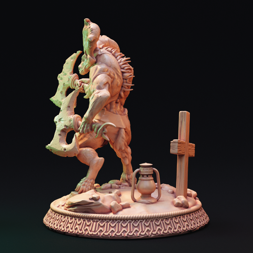 Grattabre Eater | Demon Miniature | 3D Resin Print