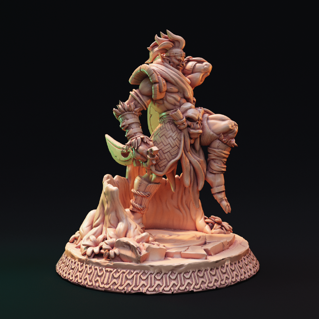 Wu-gor Tan | Oni Miniature | 3D Resin Print