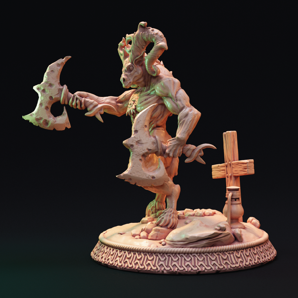 Grattabre Eater | Demon Miniature | 3D Resin Print