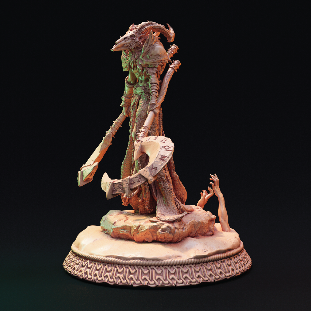 Hoggoth | Demon Miniature | 3D Resin Print
