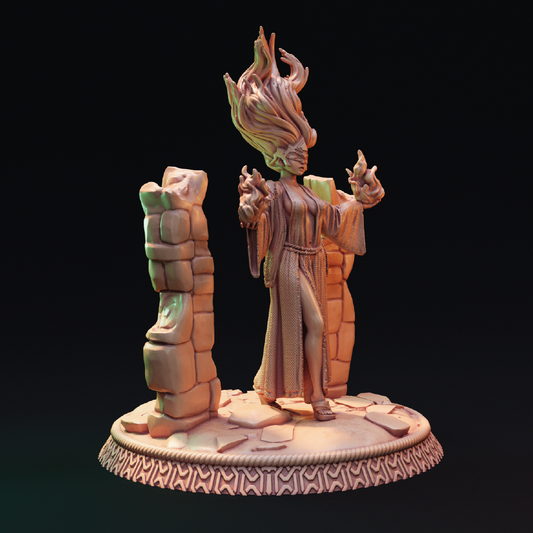 Garenix Carna | Siren Miniature | 3D Resin Print