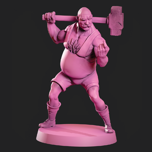 Strongman | Zombie Survivor Miniature | 3D Resin Print