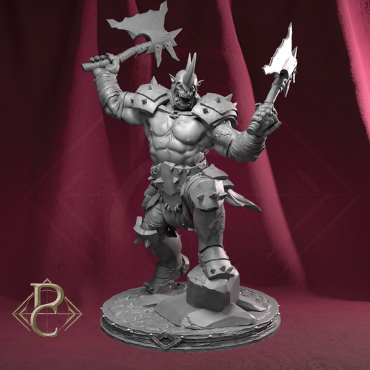 Gorgrash the Ripper | Orc Miniature | 3D Resin Print