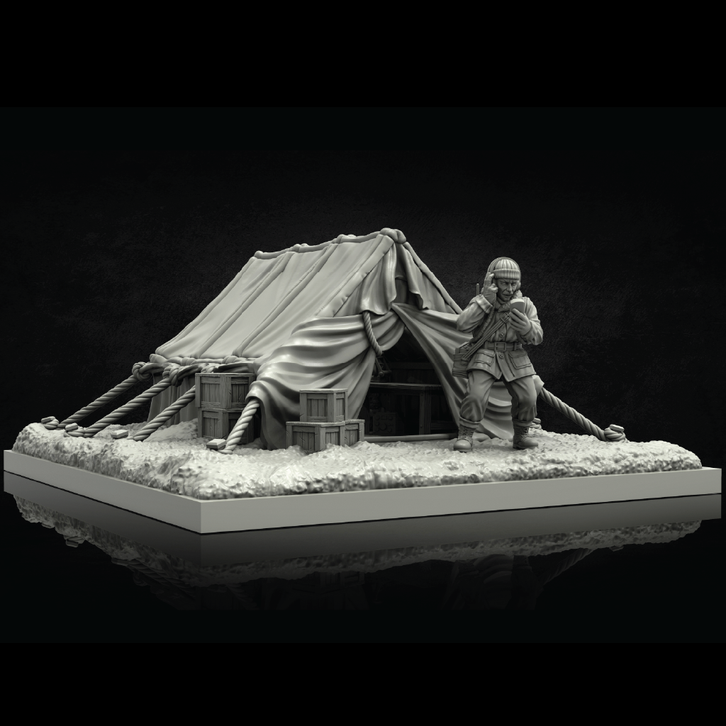 Wilderness Camp | Arctic Diorama | 3D Resin Print