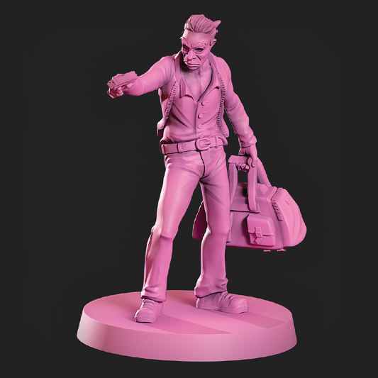 Criminal | Zombie Survivor Miniature | 3D Resin Print