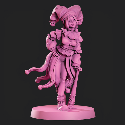 Jester | Zombie Survivor Miniature | 3D Resin Print