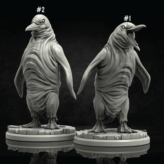 Giant Albino Penguins | Arctic Miniature | 3D Resin Print