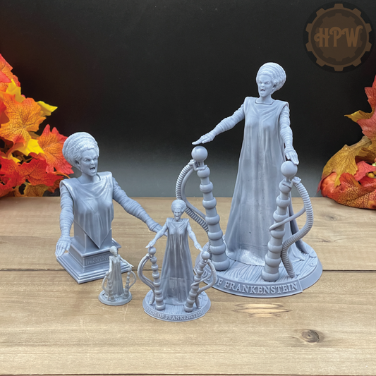 Bride of Frankenstein | Undead Miniature | 3D Resin Print