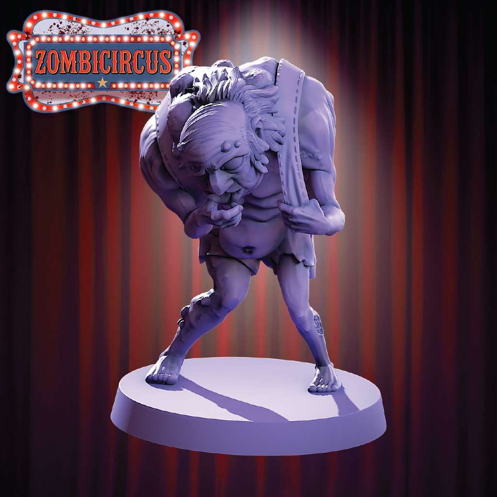 Hunchback | Zombie Miniature | 3D Resin Print