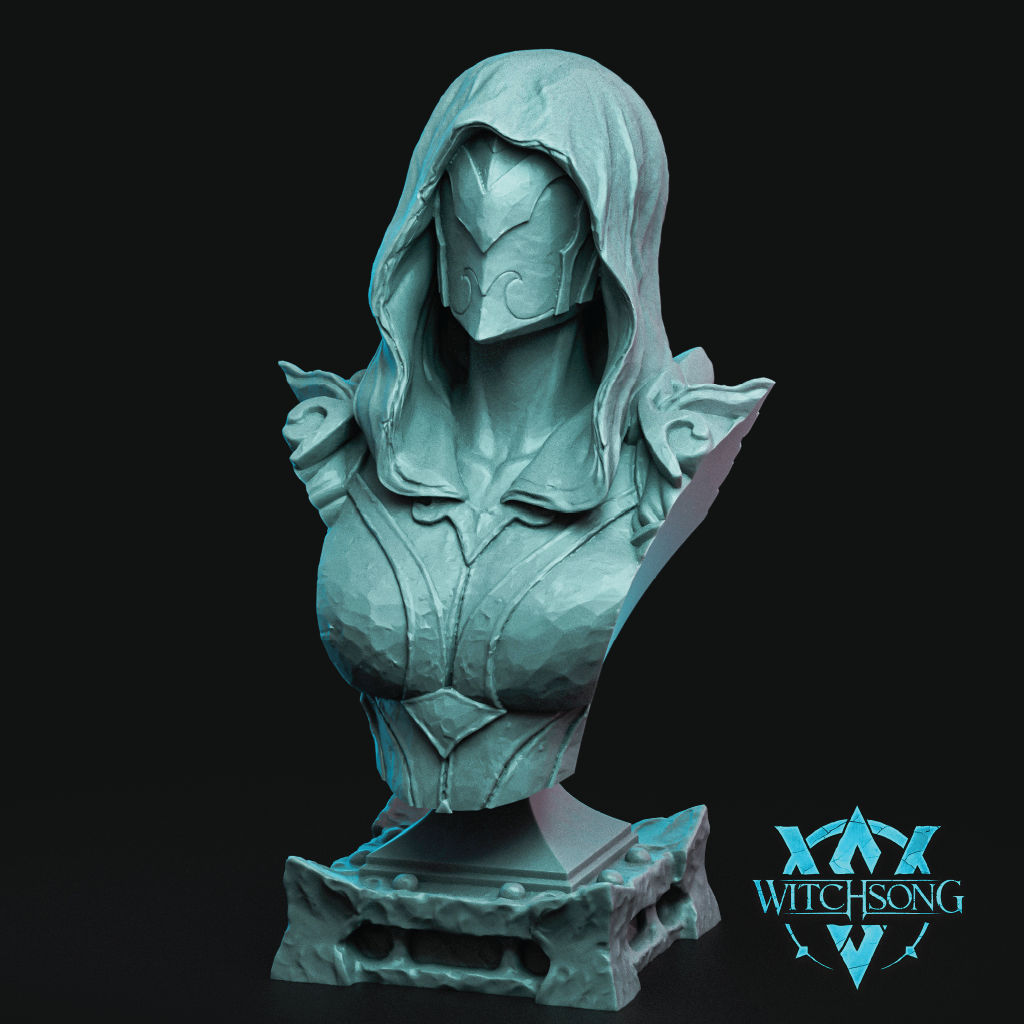 Rotbloom Priestess | Fungal Miniature | 3D Resin Print
