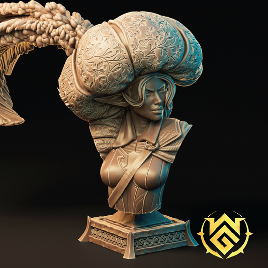 Adalinda, Blade Queen | Swordmaster Miniature | 3D Resin Print