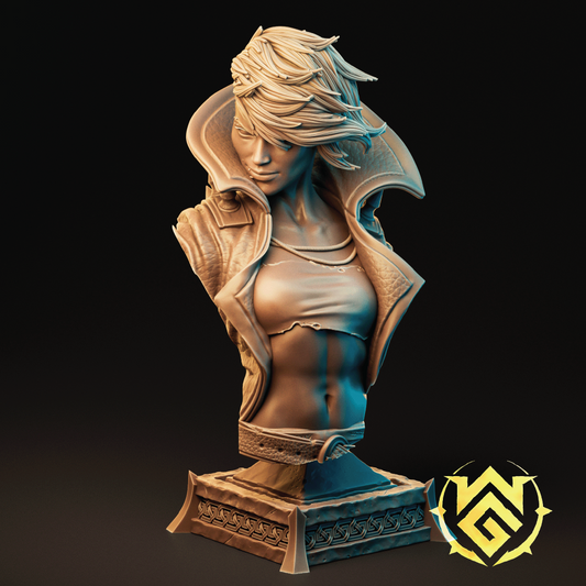 Black Lotus Katerina | Blademaster Miniature | 3D Resin Print