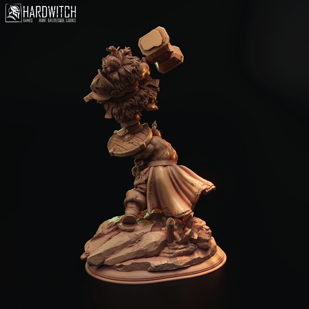 Collective Might | Dwarf Miniature | 3D Resin Print