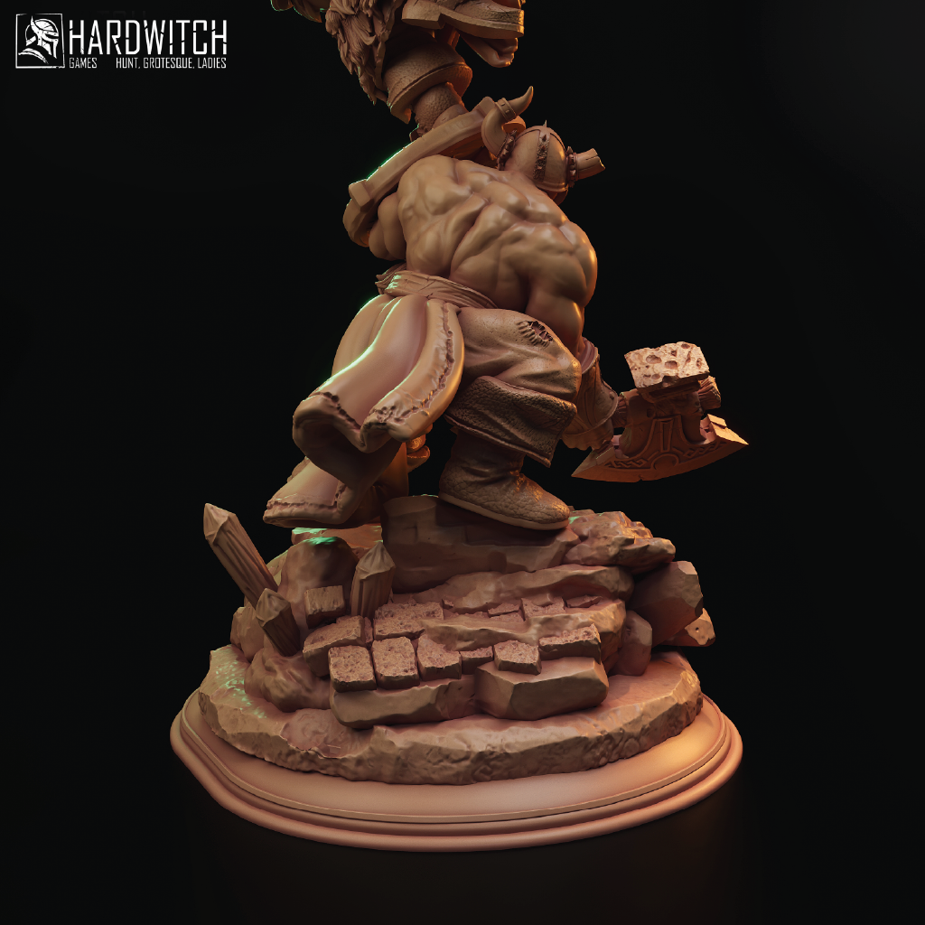Collective Might | Dwarf Miniature | 3D Resin Print