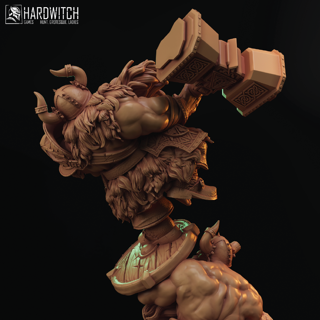 Collective Might | Dwarf Miniature | 3D Resin Print
