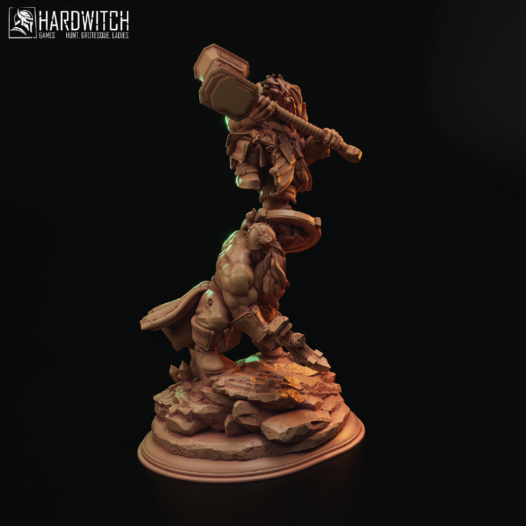 Collective Might | Dwarf Miniature | 3D Resin Print