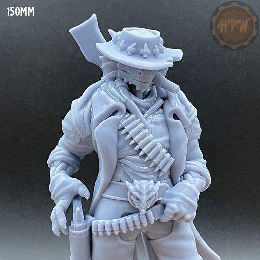 Male Dragonfolk Gunslinger | 3D Resin Print