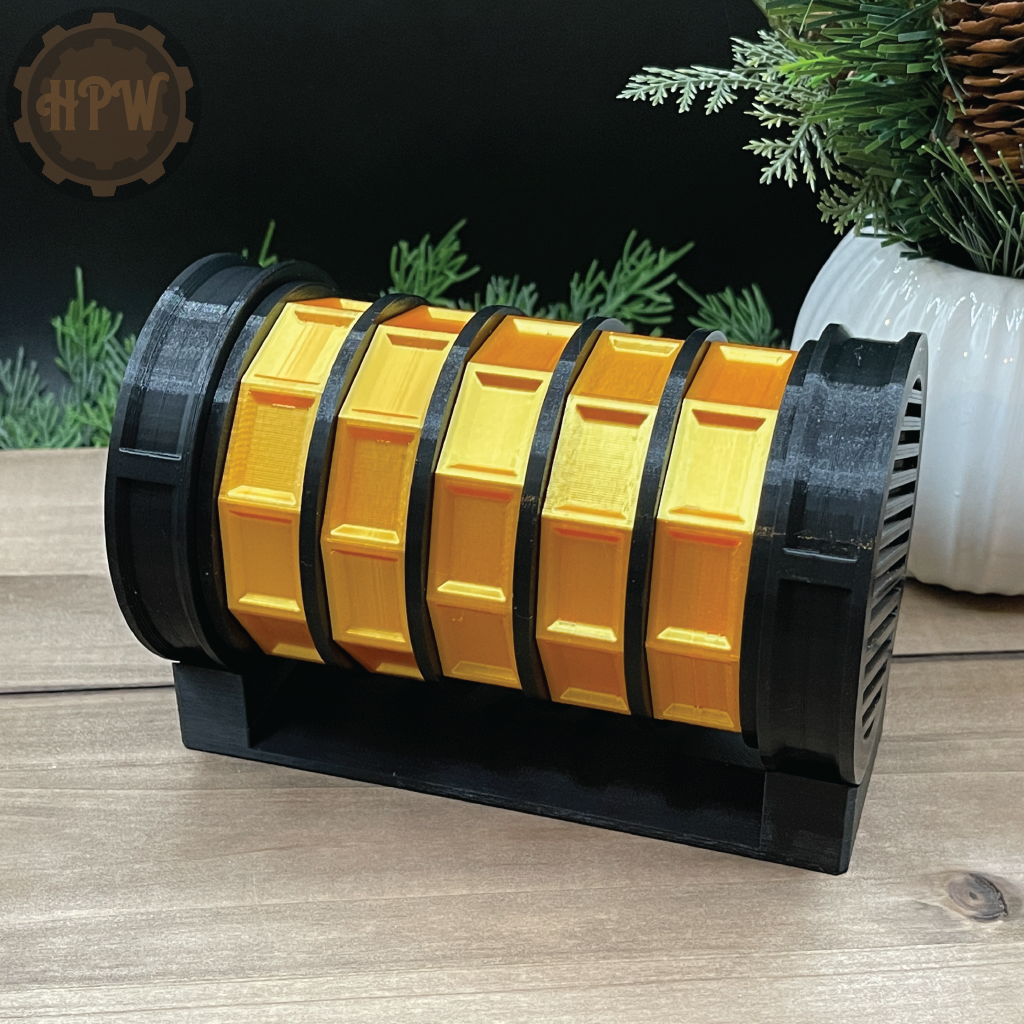 Resettable Cryptex | Puzzle Lockbox | 3D Filament Print