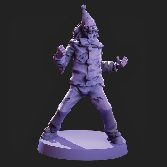 Clown #4 | Zombie Miniature | 3D Resin Print