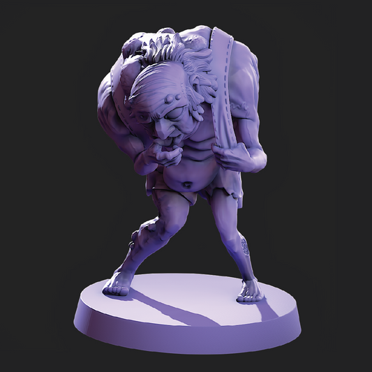 Hunchback | Zombie Miniature | 3D Resin Print