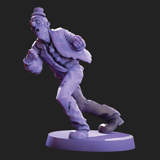 Clown #2 | Zombie Miniature | 3D Resin Print