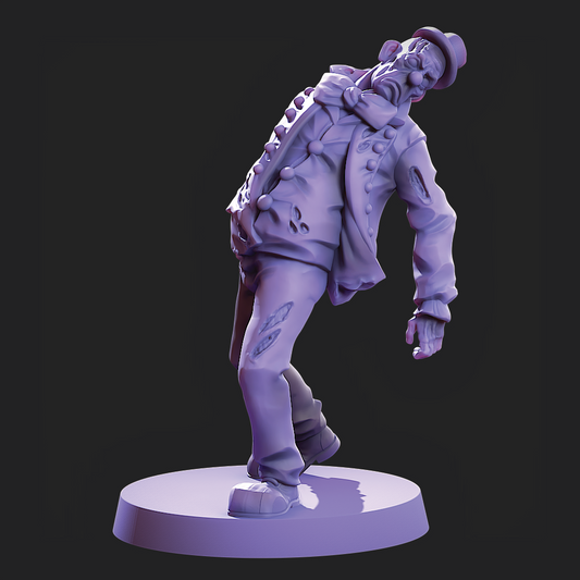 Clown #3 | Zombie Miniature | 3D Resin Print