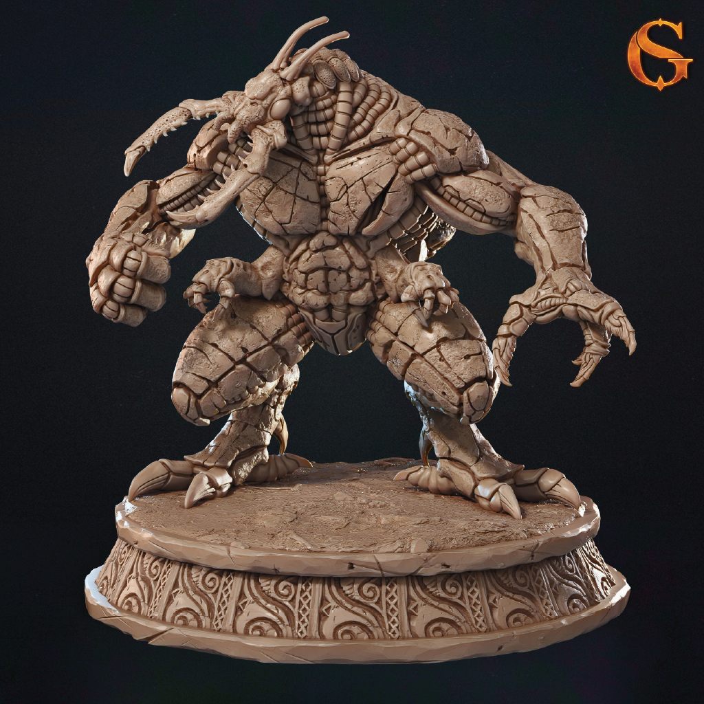 Buffer Hulk | Subterranean Miniature | 3D Resin Print