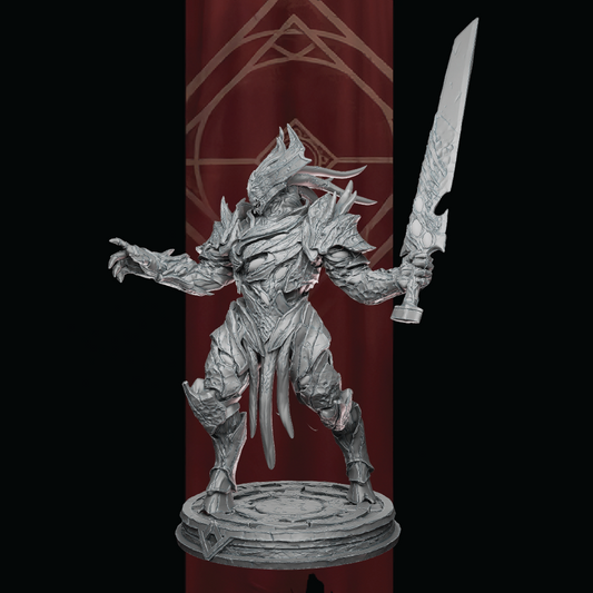 Molgrek, the Dark Fright | Demon Miniature | 3D Resin Print