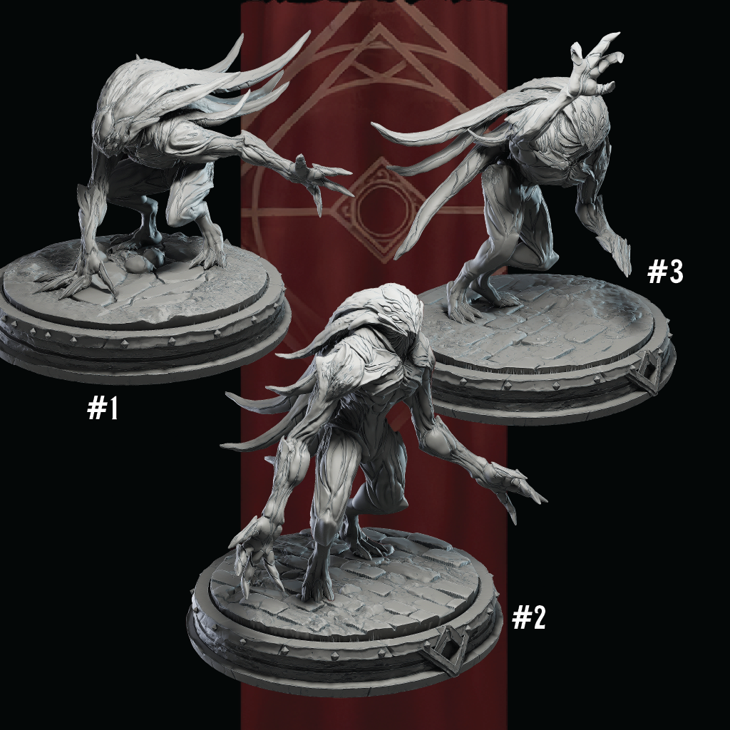 Soul Hunters | Demon Miniature | 3D Resin Print