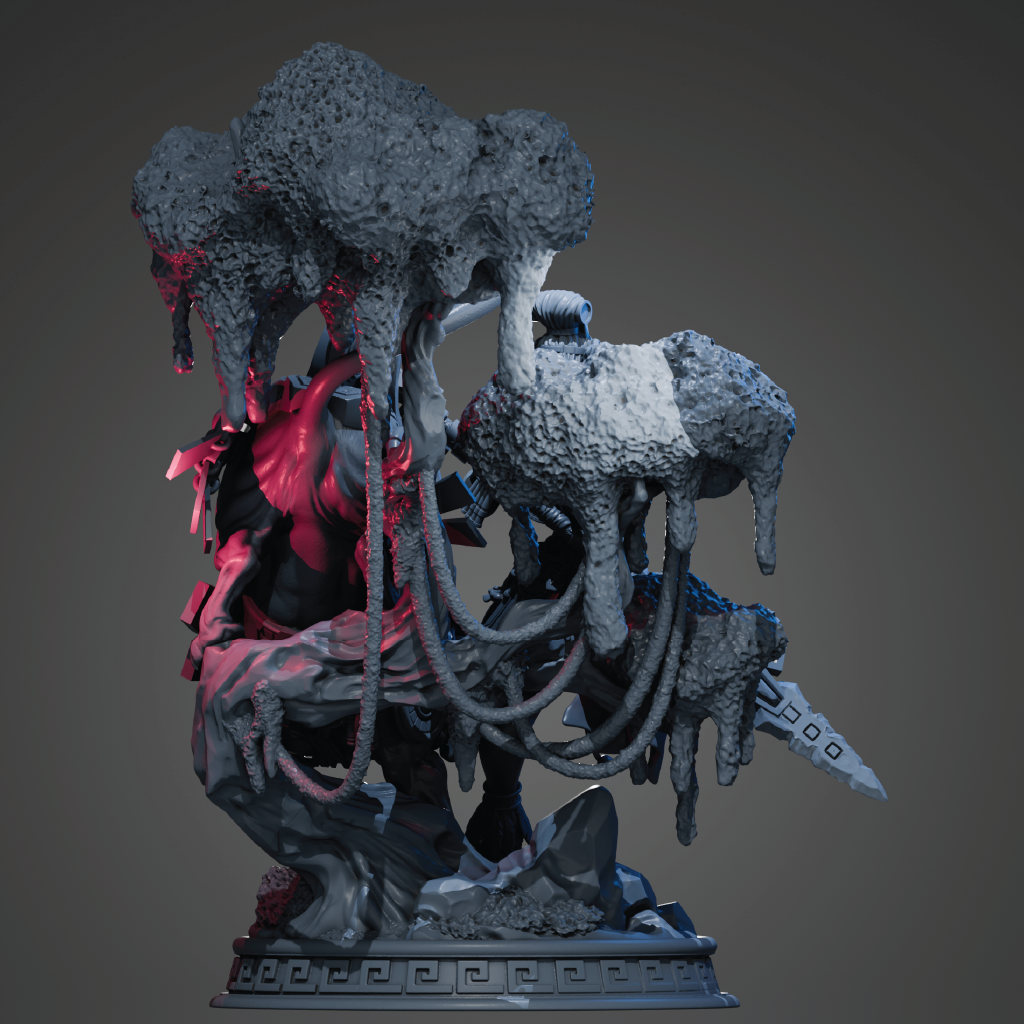 Moon Goddess Awilix | Mayan Miniature | 3D Resin Print