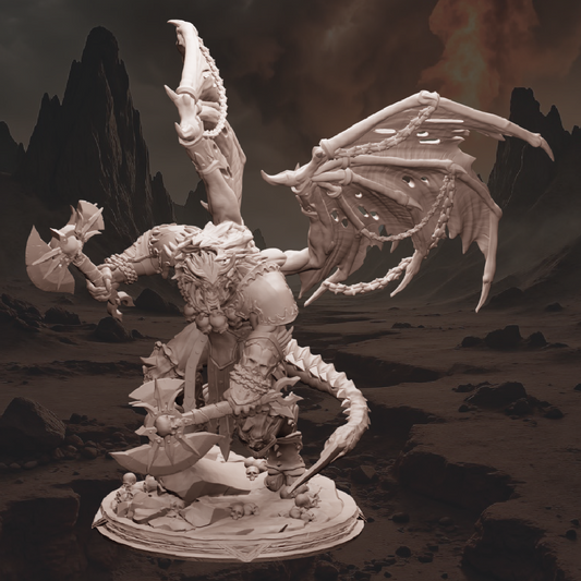 Rarnor, the Blood Prince | Demon Miniature | 3D Resin Print