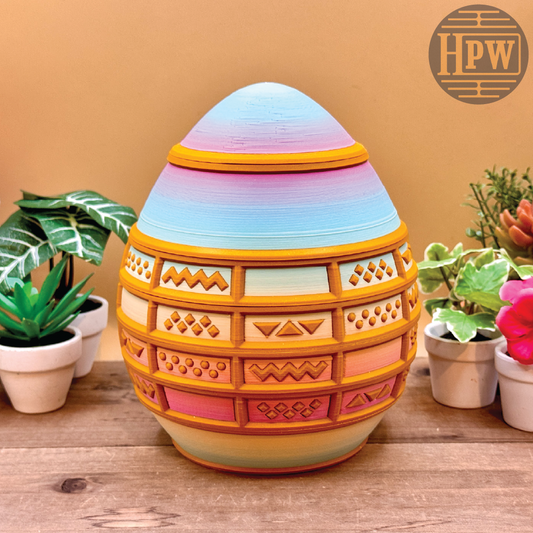 Easter Egg Lockbox | Holiday Puzzle | 3D Filament Print