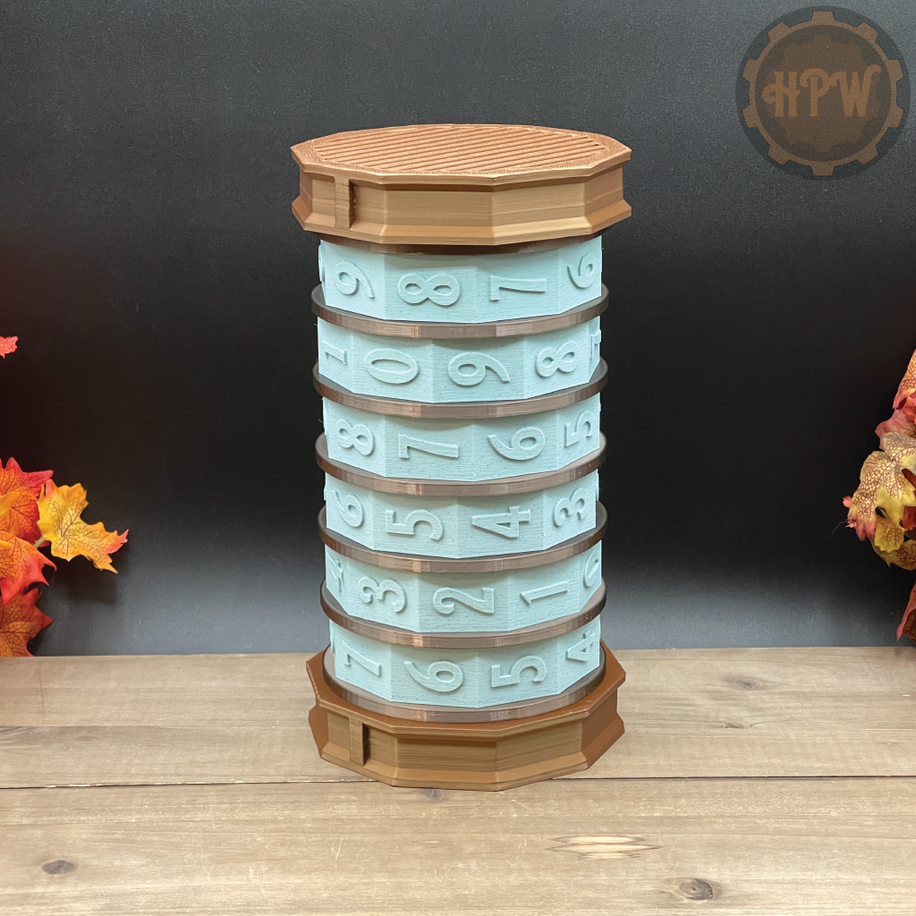 Large Resettable Cryptex | Puzzle Lock Box