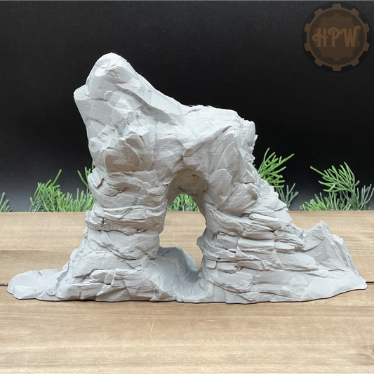 Sea Gate Rock | Stone Archway | Miniature Gaming Terrain | GameScape3D | Sea Stack Cove