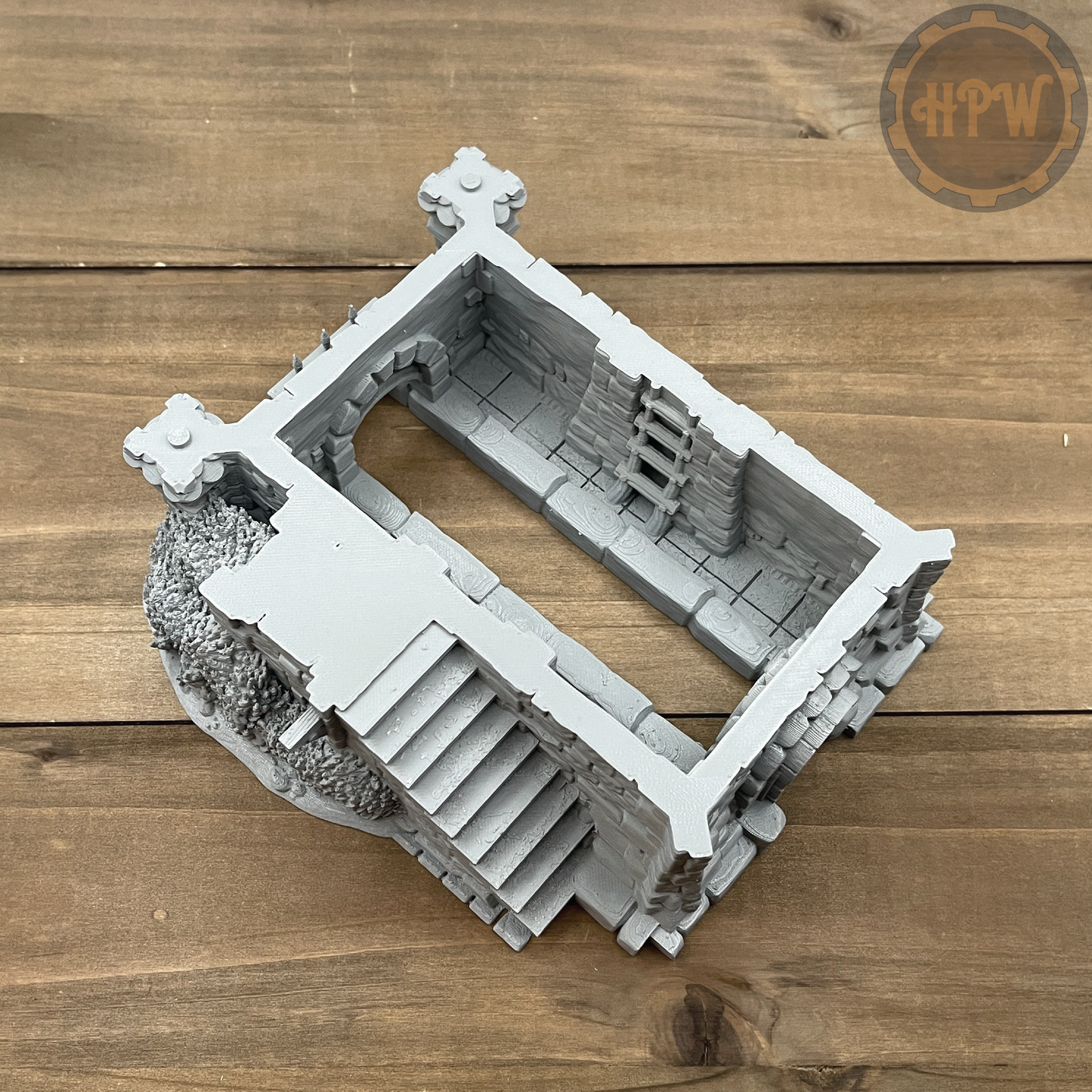 Tombstone Residence | Renaissance House | Miniature Gaming Terrain Kit | 3DP4U | Medieval Town Set 2