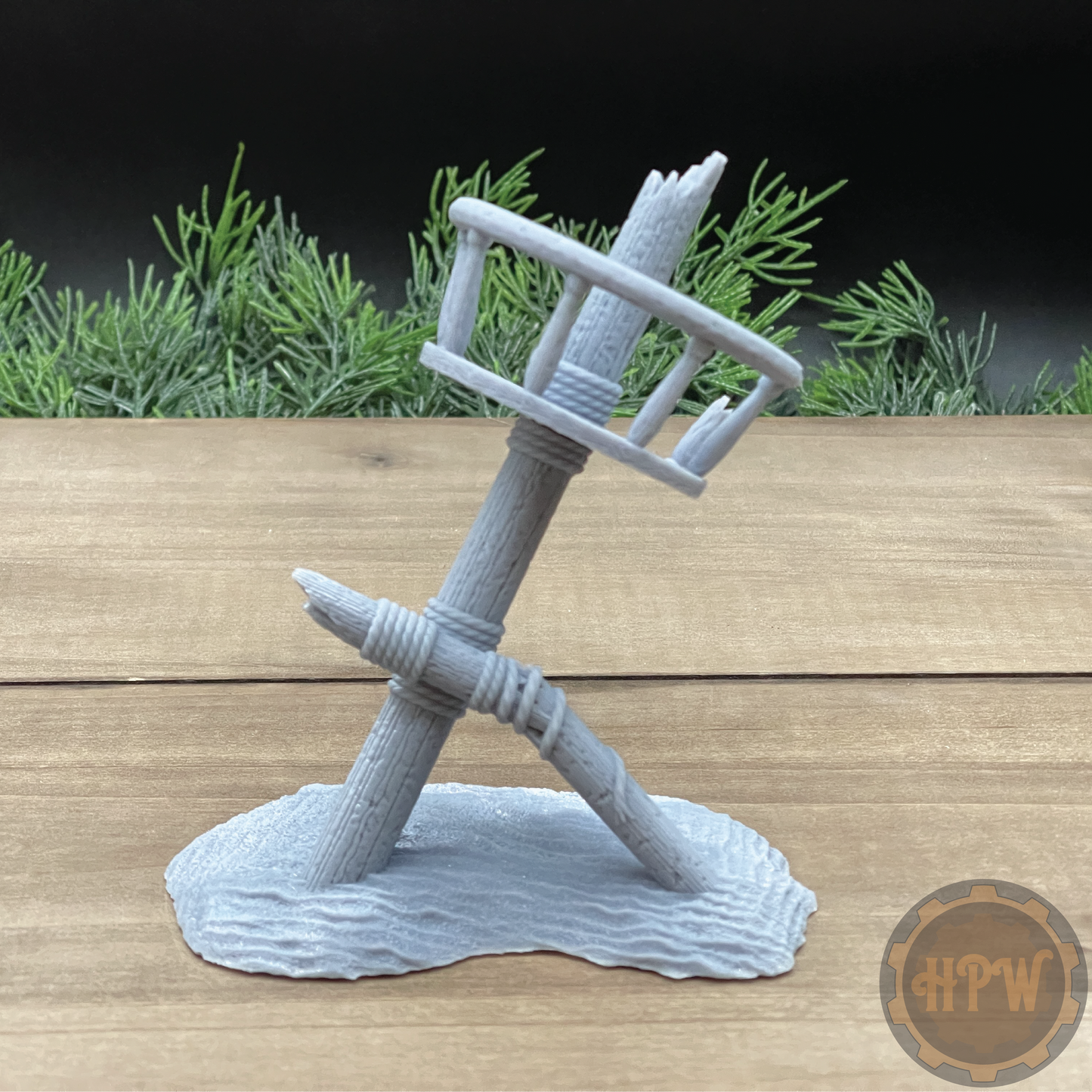 Crow's Nest Wreckage | Shattered Mast | Miniature Gaming Terrain Kit | GameScape3D | Sea Stack Cove