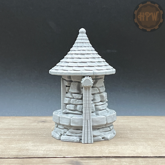 Well | Village Reservoir | Miniature Gaming Terrain Kit | 3DP4U | Medieval Town Set 1