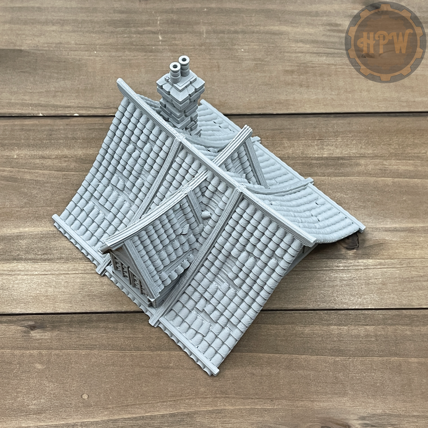 Watermill House | Wheel House | Miniature Gaming Terrain Kit | 3DP4U | Medieval Town Set 2
