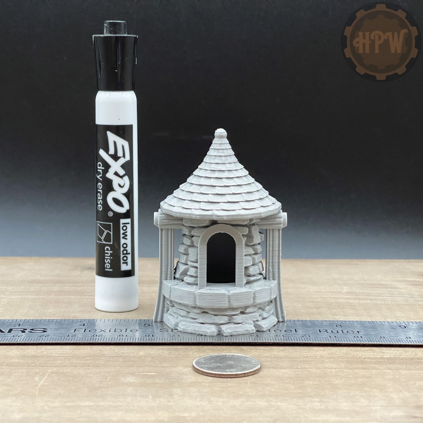 Well | Village Reservoir | Miniature Gaming Terrain Kit | 3DP4U | Medieval Town Set 1
