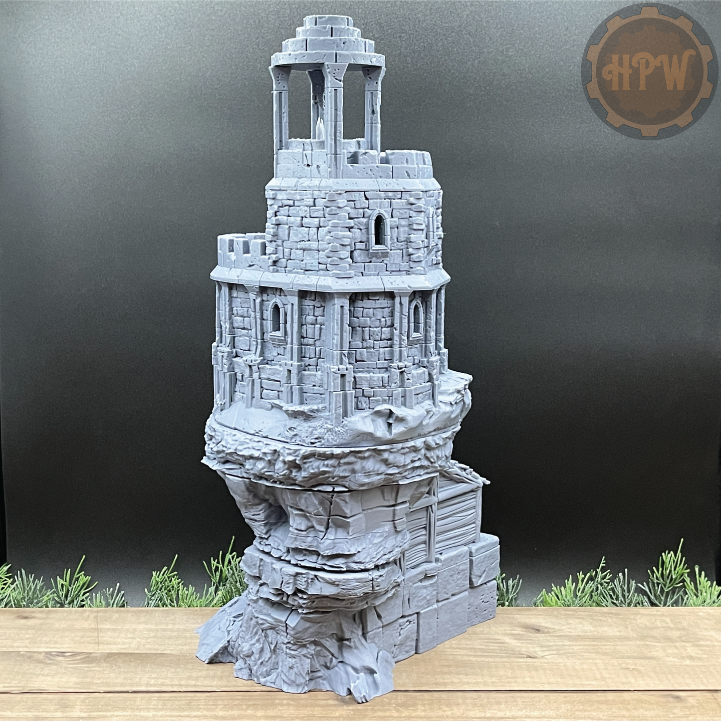 Lighthouse | Beacon Tower | Miniature Gaming Terrain Kit | GameScape3D | Sea Stack Cove