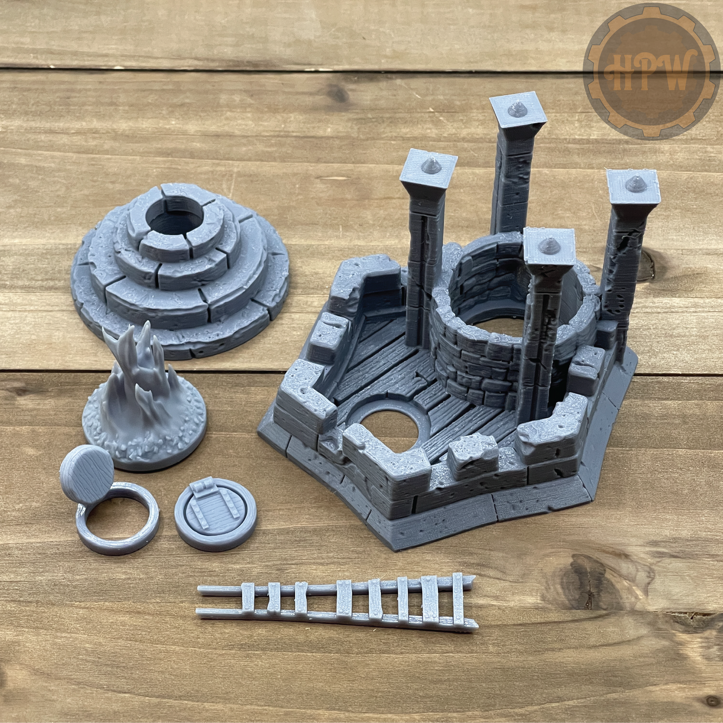 Lighthouse | Beacon Tower | Miniature Gaming Terrain Kit | GameScape3D | Sea Stack Cove
