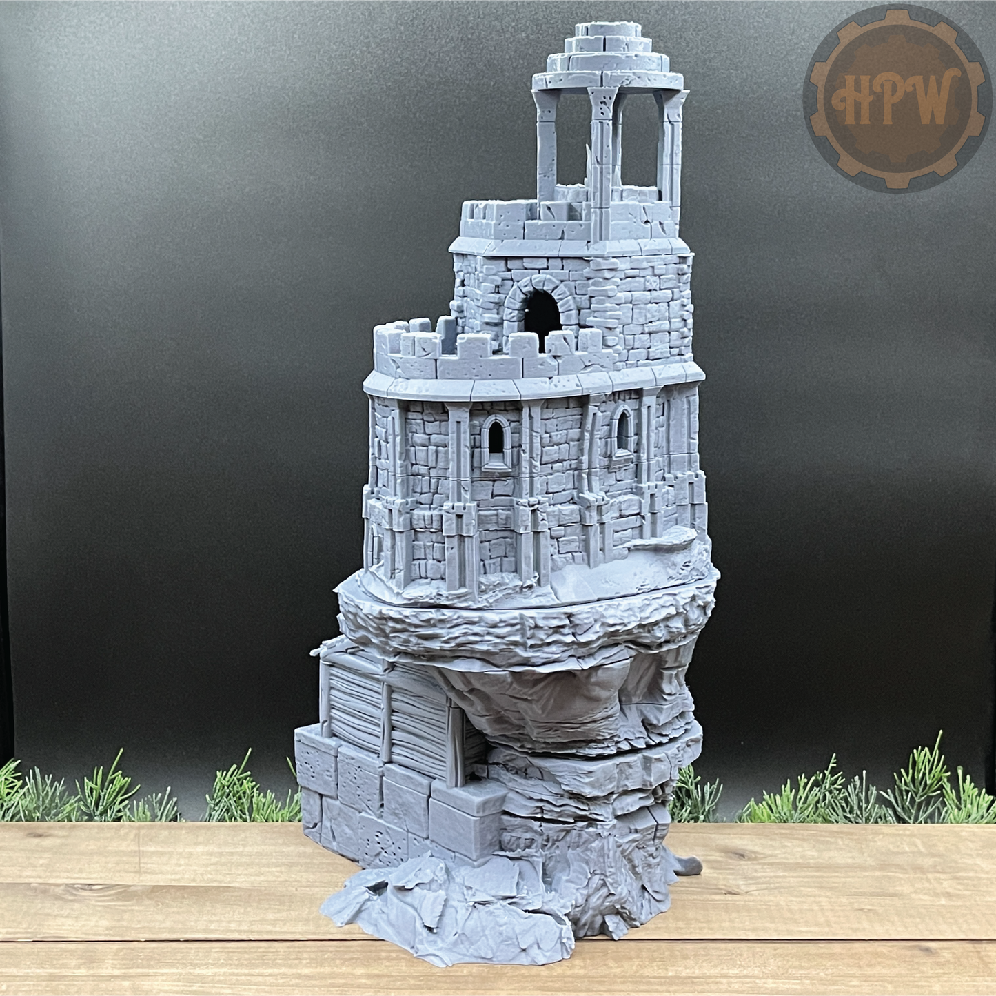 Lighthouse | Beacon Tower | Miniature Gaming Terrain Kit | GameScape3D | Sea Stack Cove