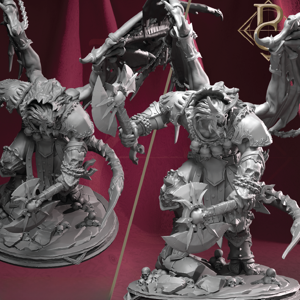 Rarnor, the Blood Prince | Demon Miniature | 3D Resin Print