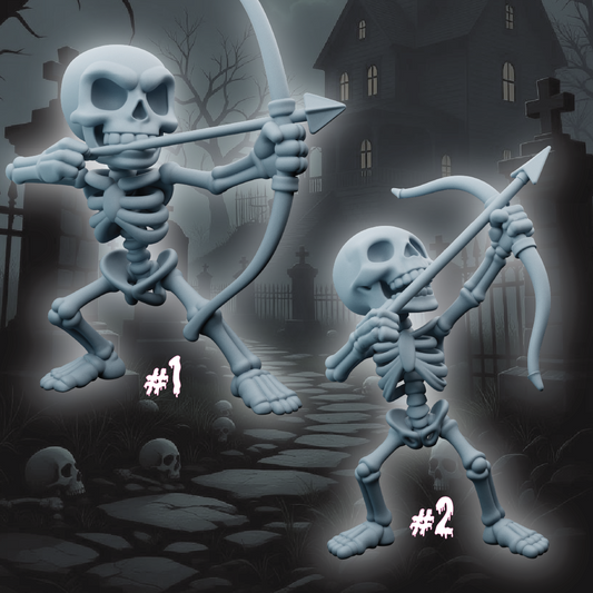 Skeleton Archers | Undead Miniatures | 3D Resin Print