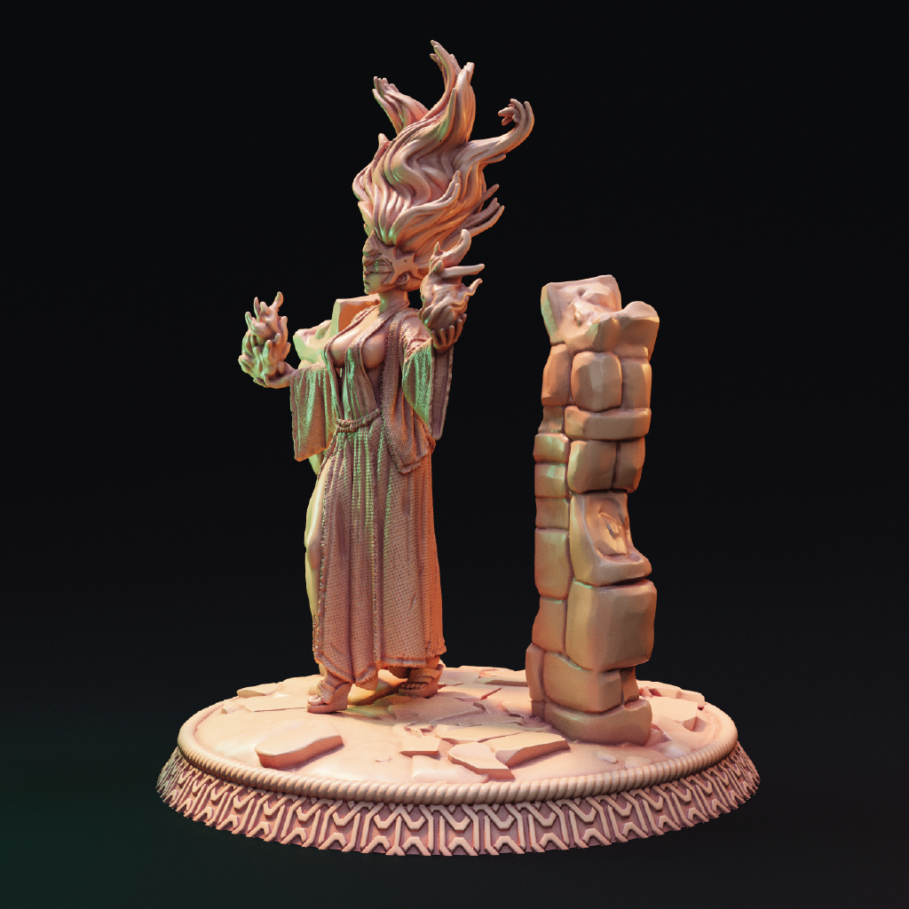 Garenix Carna | Siren Miniature | 3D Resin Print