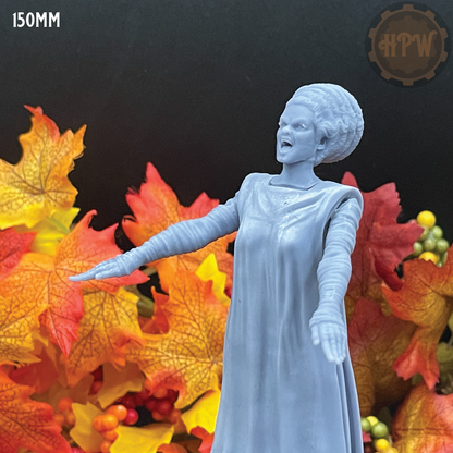 Bride of Frankenstein | Undead Miniature | 3D Resin Print