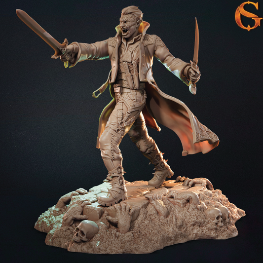 Vampire Rogue | Undead Miniature | 3D Resin Print